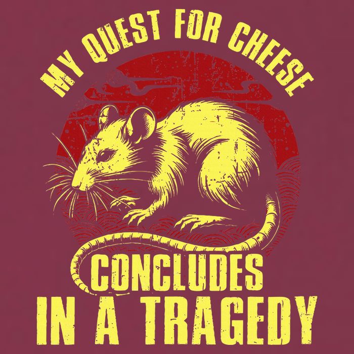 My Quest For Cheese Concludes In A Tragedy Rat 16oz Travel Tumbler