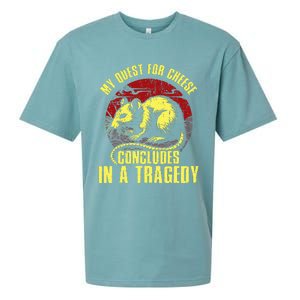 My Quest For Cheese Concludes In A Tragedy Rat Sueded Cloud Jersey T-Shirt