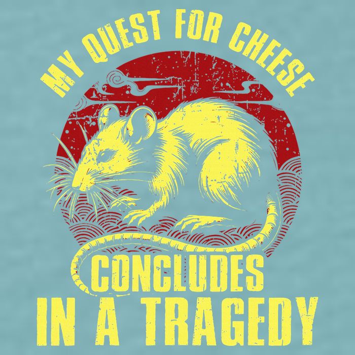 My Quest For Cheese Concludes In A Tragedy Rat Sueded Cloud Jersey T-Shirt