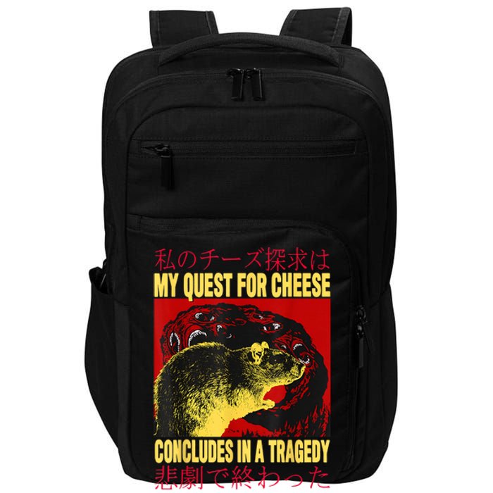 My Quest For Cheese Rat Impact Tech Backpack