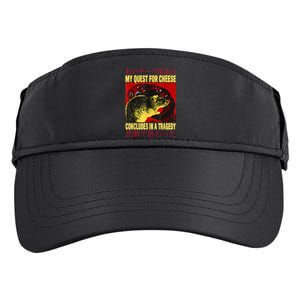 My Quest For Cheese Rat Adult Drive Performance Visor