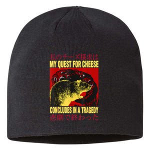 My Quest For Cheese Rat Sustainable Beanie