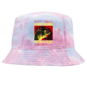 My Quest For Cheese Rat Tie-Dyed Bucket Hat