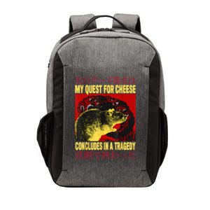 My Quest For Cheese Rat Vector Backpack