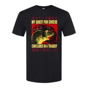 My Quest For Cheese Rat Softstyle CVC T-Shirt