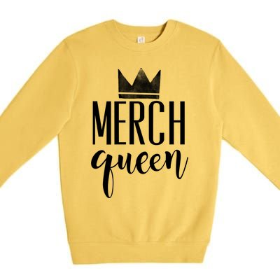 Merch Queen Gift Premium Crewneck Sweatshirt