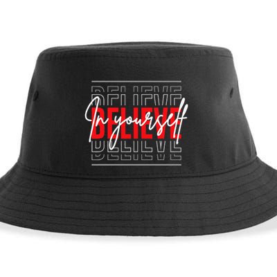 Motivational Quote Inspiration Positive Saying Life Slogan Sustainable Bucket Hat