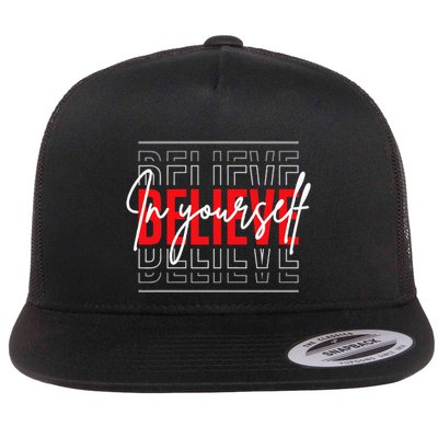 Motivational Quote Inspiration Positive Saying Life Slogan Flatbill Hat