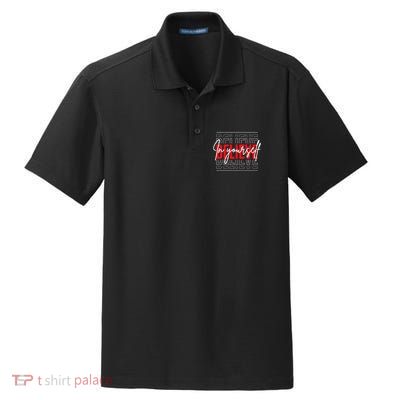 Motivational Quote Inspiration Positive Saying Life Slogan Dry Zone Grid Polo