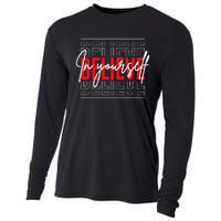 Motivational Quote Inspiration Positive Saying Life Slogan Cooling Performance Long Sleeve Crew