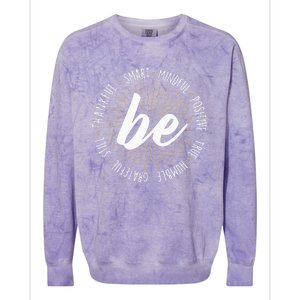 Motivational Quote Inspiration Positive Saying Life Slogan Colorblast Crewneck Sweatshirt