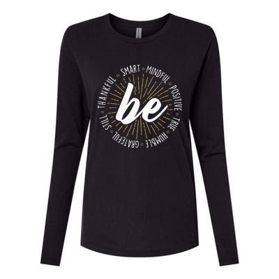 Motivational Quote Inspiration Positive Saying Life Slogan Womens Cotton Relaxed Long Sleeve T-Shirt