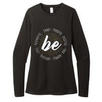 Motivational Quote Inspiration Positive Saying Life Slogan Womens CVC Long Sleeve Shirt