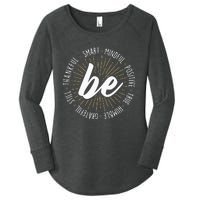 Motivational Quote Inspiration Positive Saying Life Slogan Women's Perfect Tri Tunic Long Sleeve Shirt