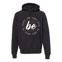 Motivational Quote Inspiration Positive Saying Life Slogan Premium Hoodie