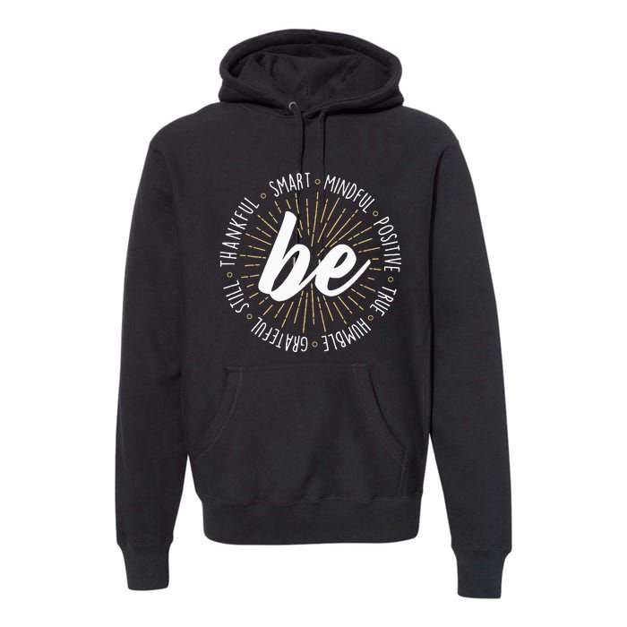 Motivational Quote Inspiration Positive Saying Life Slogan Premium Hoodie