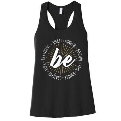 Motivational Quote Inspiration Positive Saying Life Slogan Women's Racerback Tank