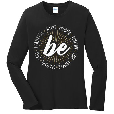 Motivational Quote Inspiration Positive Saying Life Slogan Ladies Long Sleeve Shirt