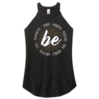 Motivational Quote Inspiration Positive Saying Life Slogan Women's Perfect Tri Rocker Tank