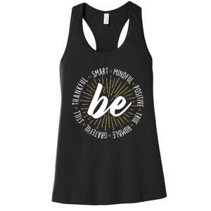 Motivational Quote Inspiration Positive Saying Life Slogan Women's Racerback Tank