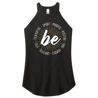 Motivational Quote Inspiration Positive Saying Life Slogan Women's Perfect Tri Rocker Tank