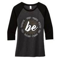 Motivational Quote Inspiration Positive Saying Life Slogan Women's Tri-Blend 3/4-Sleeve Raglan Shirt