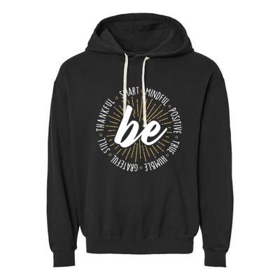 Motivational Quote Inspiration Positive Saying Life Slogan Garment-Dyed Fleece Hoodie