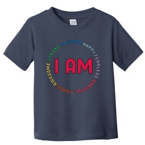 Motivational Quote Inspiration Positive Saying Life Slogan Toddler T-Shirt