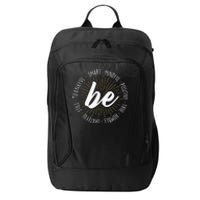 Motivational Quote Inspiration Positive Saying Life Slogan City Backpack