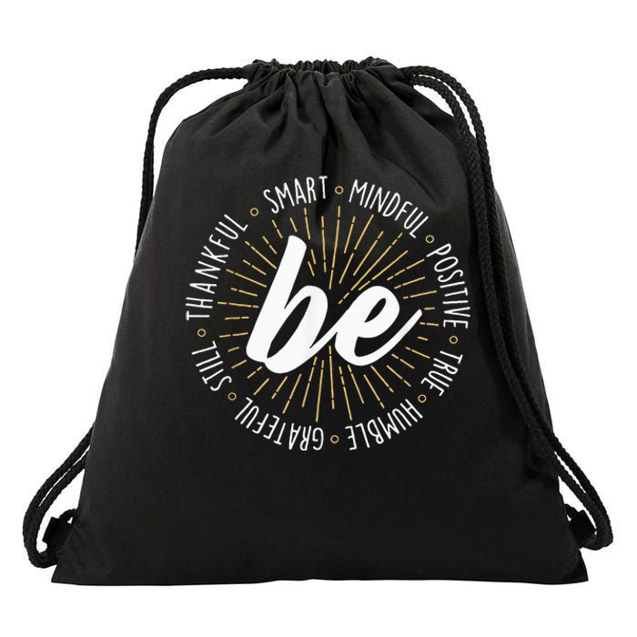 Motivational Quote Inspiration Positive Saying Life Slogan Drawstring Bag