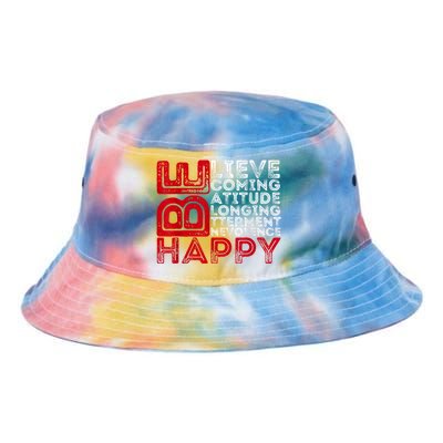 Motivational Quote Inspiration Positive Saying Life Slogan Tie Dye Newport Bucket Hat