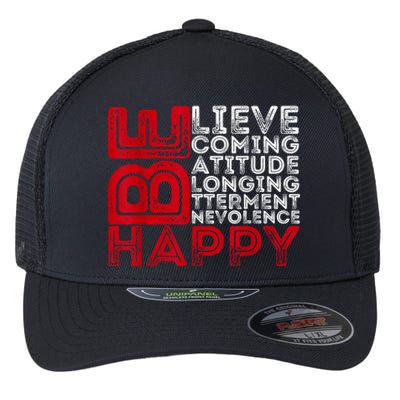 Motivational Quote Inspiration Positive Saying Life Slogan Flexfit Unipanel Trucker Cap