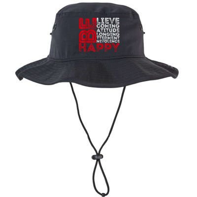 Motivational Quote Inspiration Positive Saying Life Slogan Legacy Cool Fit Booney Bucket Hat