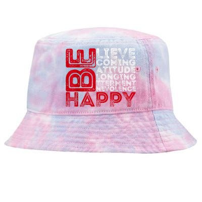 Motivational Quote Inspiration Positive Saying Life Slogan Tie-Dyed Bucket Hat