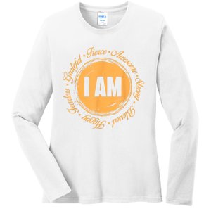 Motivational Quote Inspiration Positive Saying Life Slogan Ladies Long Sleeve Shirt