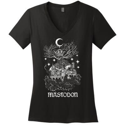 Mastodon – Quiet Kingdom Women's V-Neck T-Shirt