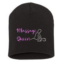 Massage Queen Masseuse Spa Reflexologist Massage Therapist Short Acrylic Beanie