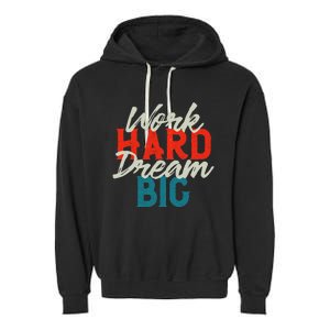 Motivational Quotes Garment-Dyed Fleece Hoodie