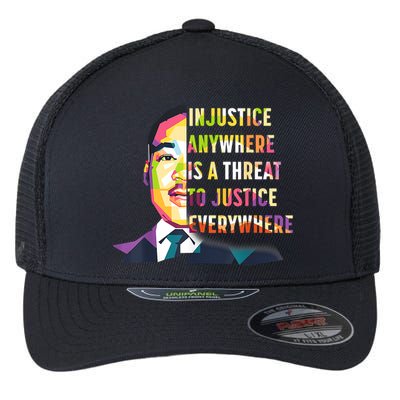 MLK Quote | Martin Luther King Jr Day | Black History Month Flexfit Unipanel Trucker Cap
