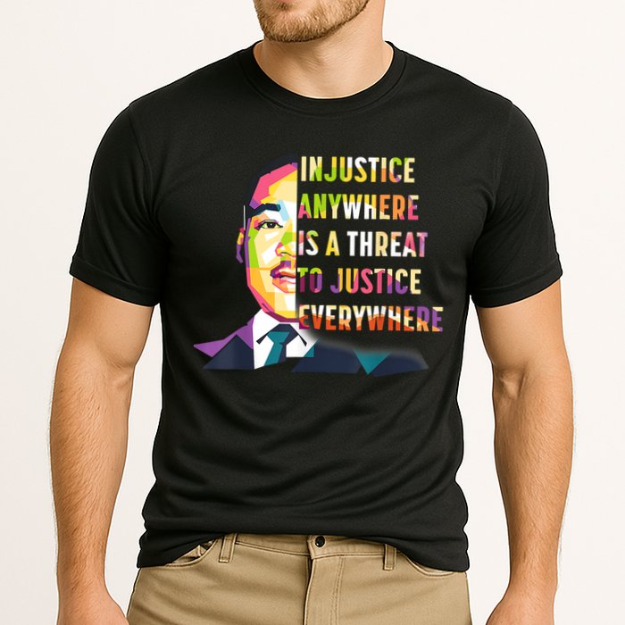 MLK Quote | Martin Luther King Jr Day | Black History Month Cooling Performance Crew T-Shirt