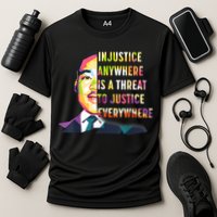 MLK Quote | Martin Luther King Jr Day | Black History Month Cooling Performance Crew T-Shirt