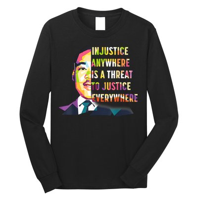 MLK Quote | Martin Luther King Jr Day | Black History Month Long Sleeve Shirt