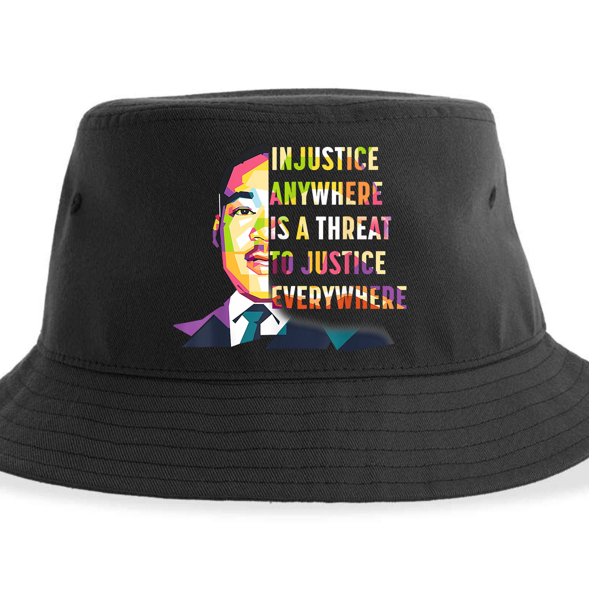 MLK Quote | Martin Luther King Jr Day | Black History Month Sustainable Bucket Hat