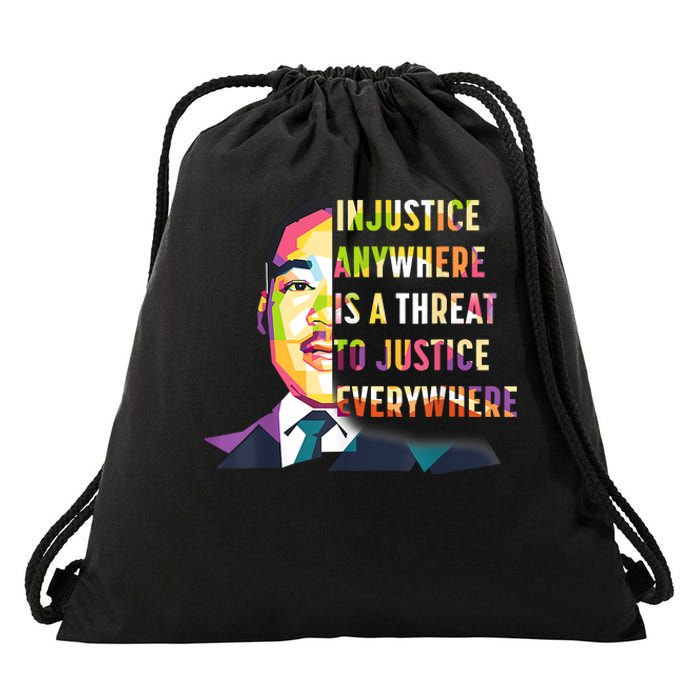 MLK Quote | Martin Luther King Jr Day | Black History Month Drawstring Bag