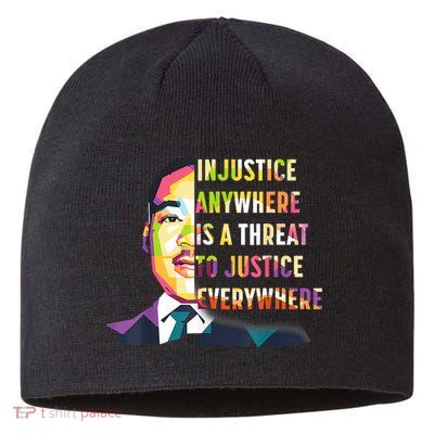 MLK Quote | Martin Luther King Jr Day | Black History Month Sustainable Beanie