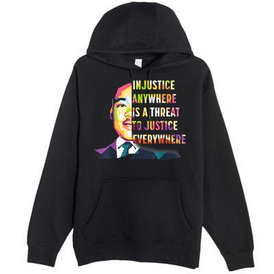 MLK Quote | Martin Luther King Jr Day | Black History Month Premium Pullover Hoodie