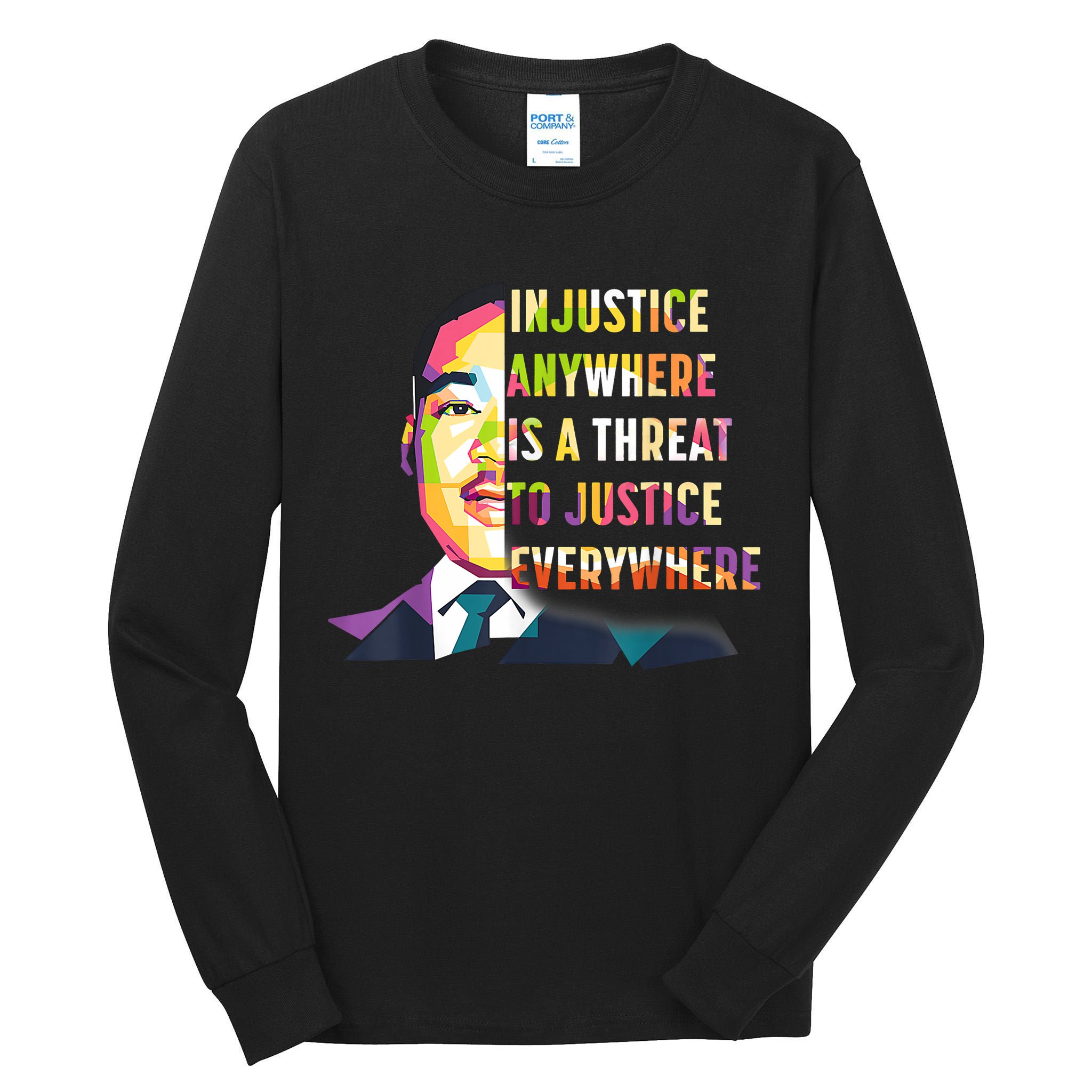 MLK Quote | Martin Luther King Jr Day | Black History Month Tall Long Sleeve T-Shirt
