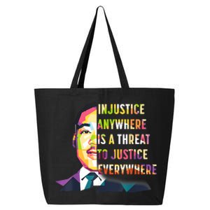 MLK Quote | Martin Luther King Jr Day | Black History Month 25L Jumbo Tote