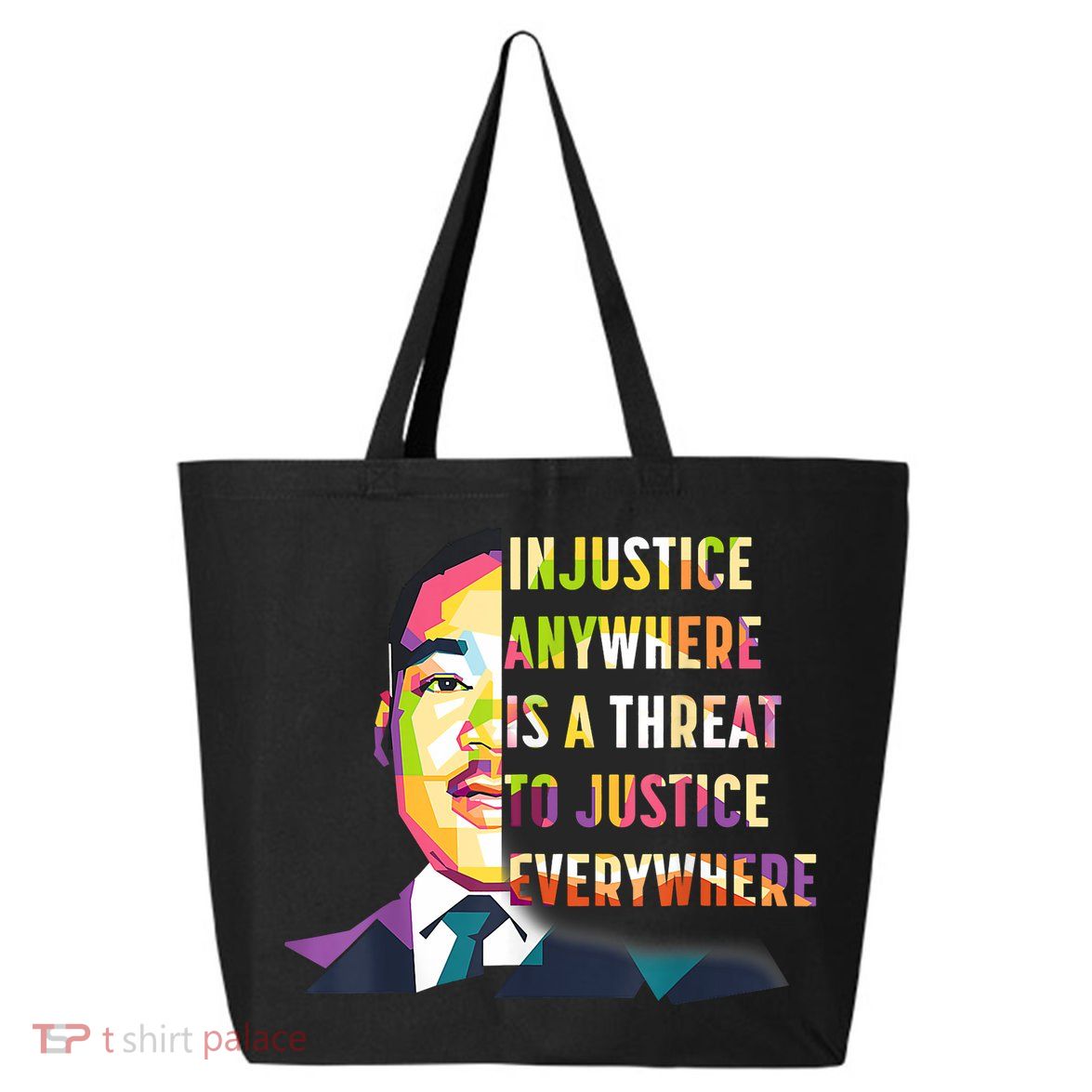 MLK Quote | Martin Luther King Jr Day | Black History Month 25L Jumbo Tote