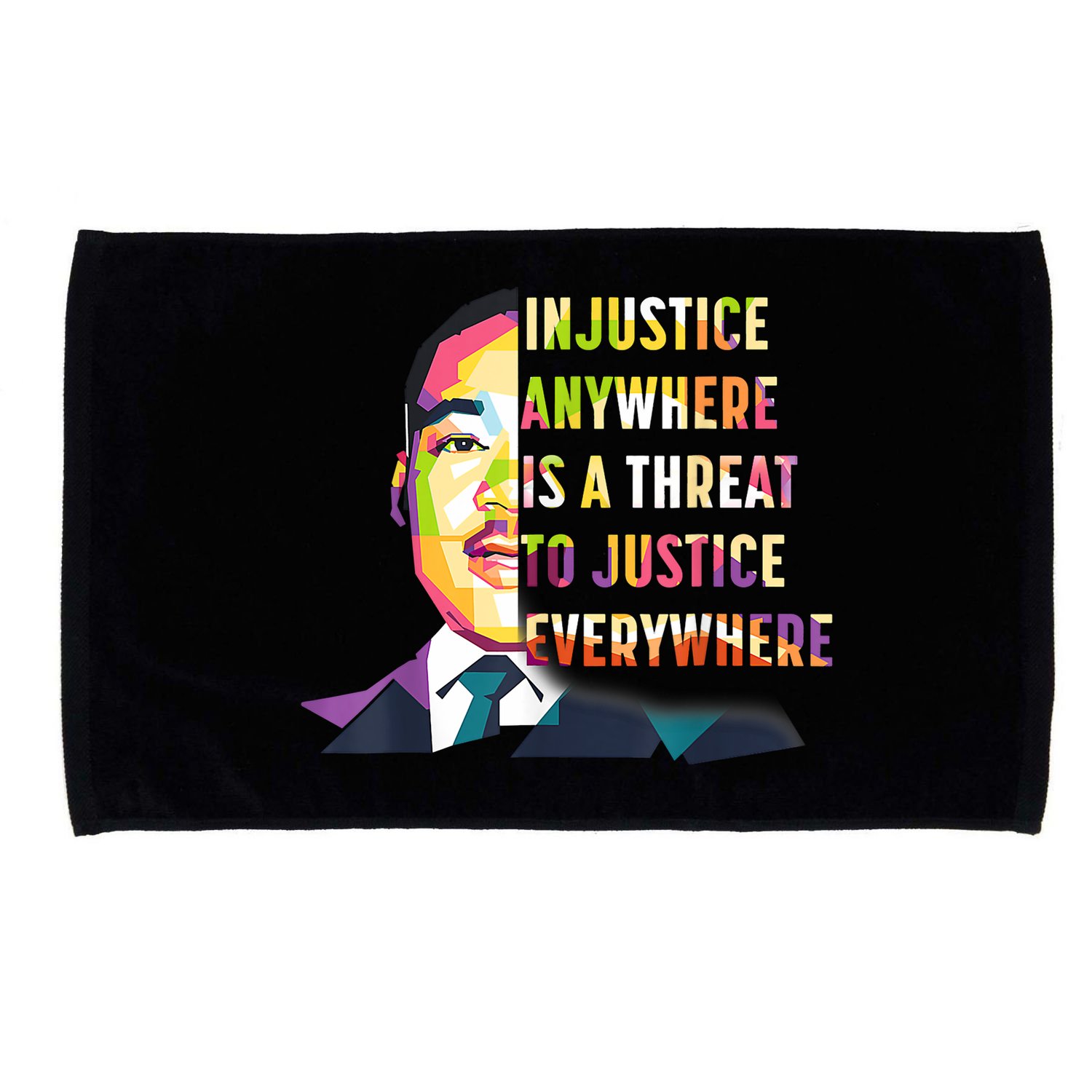 MLK Quote | Martin Luther King Jr Day | Black History Month Microfiber Hand Towel